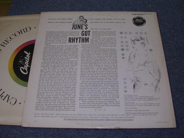 画像: JUNE CHRISTY - JUNE'S GOT RHYTHM (Ex/Ex++)/ 1958 US ORIGINAL STEREO LP 