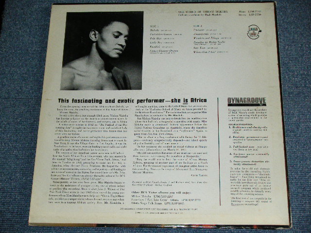 画像: MIRIAM MAKEBA - THE WORLD OF MIRIAM MAKEBA / 1963 US ORIGINAL MONO  Used LP
