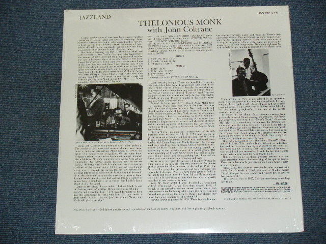 画像: THELONIOUS MONK With JOHN COLTRANE /1982 US Reissue Sealed LP