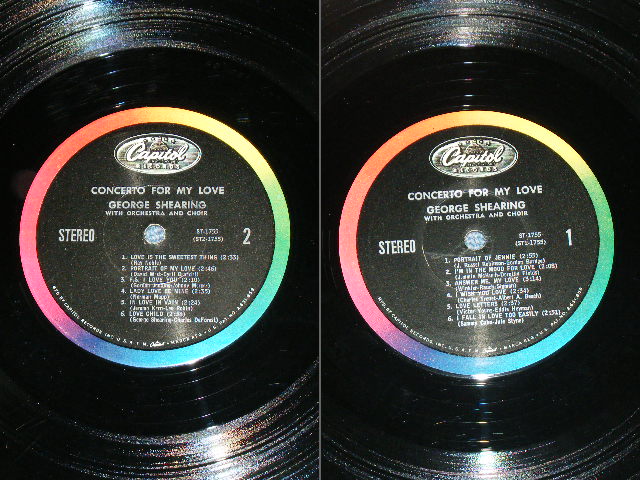 画像: GEORGE SHEARING - CONCERTO FOR MY LOVE ( FC:Ex+,BC:Ex-/Ex+++,Ex) / 1962 US ORIGINAL Stereo  LP