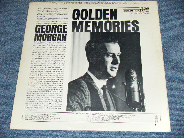 画像: GEORGE MORGAN - GOLDEN MEMORIES / 1961 US ORIGINAL 6 EYES LABEL MONO   LP 