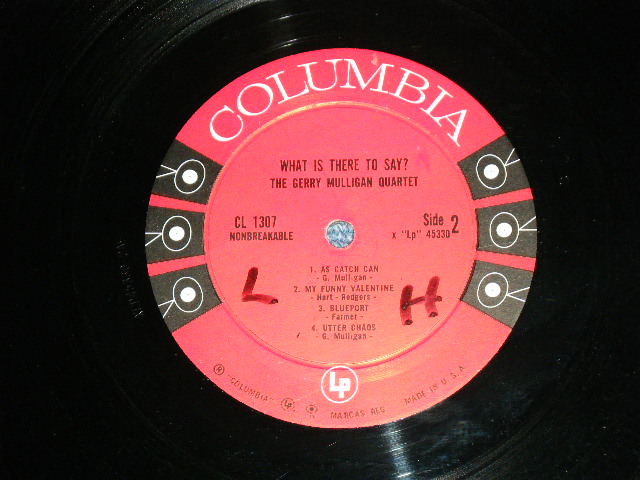 画像: THE GERRY MULLIGAN QUARTET - WHAT IS THERE TO SAY? / 1959 US ORIGINAL 6 EYES Label MONO Used LP