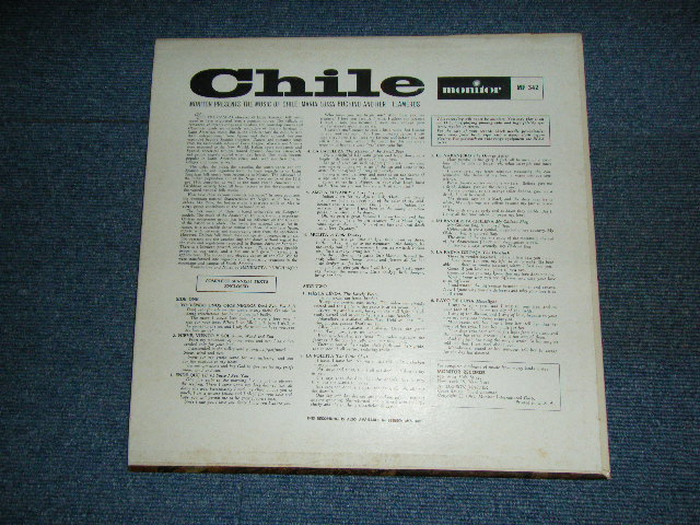 画像: MARIA LUISA BUCHINO & HER LLAMEROSB - MONITOR PRESENTS THE MUSIC OF CHILE / 1961 US ORIGINAL MONO  