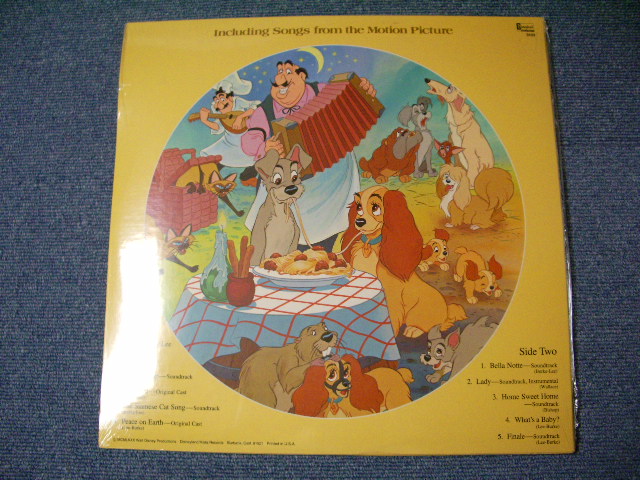 画像: DISNEY PICTURE DISC - LADY & THE TRAMP / US ORIGINAL PICTURE Sealed LP  