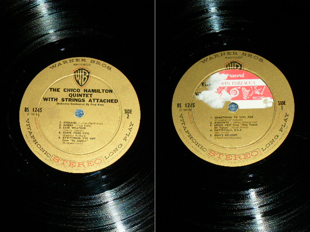 画像: THE CHICO HAMILTON QUINTET - WITH STRING ATTACHED / 1960's  US ORIGINAL STEREO Used LP