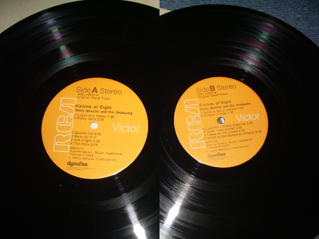 画像: ost HENRY MANCINI - VISIONS OF EIGHT ( With AUTOGRAPHED SIGNED ) / 1973 US ORIGINAL LP 