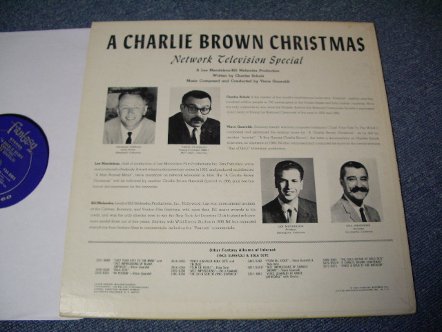 画像: VINCE GUARALDI - A CHARLIE BROWN CHRISTMAS / 1965 US ORIGINAL LP 