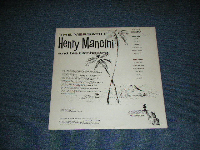 画像: HENRY MANCINI- THE VERSATILE ( Ex/Ex++ ) / 1959 US ORIGINAL Stereo LP 