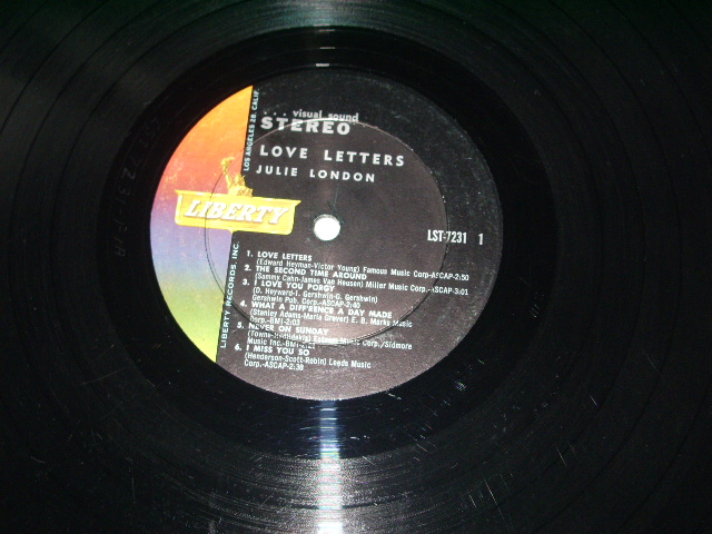 画像: JULIE LONDON - LOVE LETTERS /1962 US ORIGINAL STEREO LP
