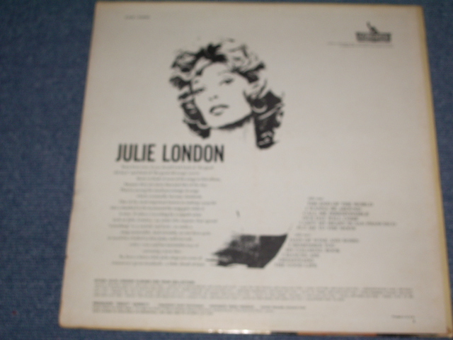 画像: JULIE LONDON - THE END OF THE WORLD ( Ex++/MINT- ) /1963 US STEREO ORIGINAL LP