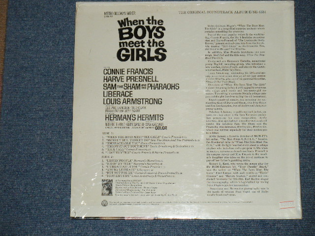 画像: V.A. OST ( CONNIE FRANCIS ) - WHEN THE BOYS MEET THE GIRLS / 1965 US ORIGINAL Brand New SEALED Stereo LP Found Dead Stock 