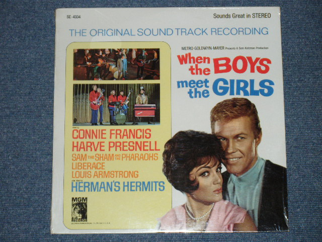 画像1: V.A. OST ( CONNIE FRANCIS ) - WHEN THE BOYS MEET THE GIRLS / 1965 US ORIGINAL Brand New SEALED Stereo LP Found Dead Stock 