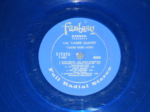 画像: CAL TJADER - GOES LATIN  / 1960's US ORIGINAL BLUE Vinyl STEREO LP  