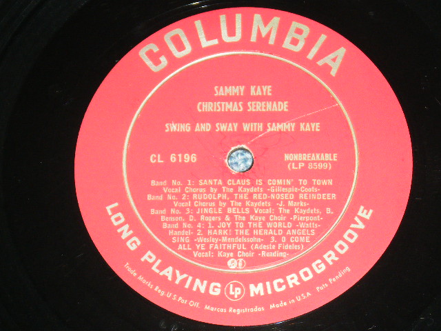 画像: SAMMY KAYE - CHRISTMAS SERENADE  / 1955 US ORIGINAL 10"LP  