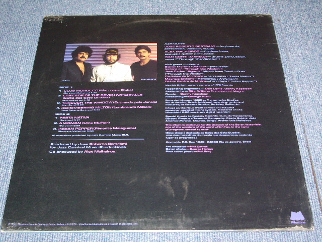 画像: AZYMUTH - CASCADES / 1982 US ORIGINAL Sealed  LP