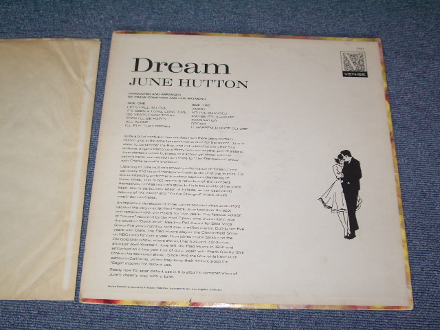 画像: JUNE HUTTON - DREAM(Ex-/VG+++ Looks:Ex++ ) /1960s? US ORIGINAL NOMO LP  