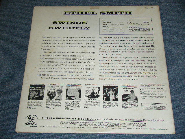 画像: ETHEL SMITH - SWINGS SWEETLY / 1960 US ORIGINAL MONO LP 