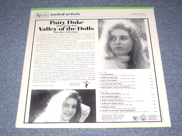 画像: PATTY DUKE - VALLEY OF THE DOLLS / 1967 US ORIGINAL Stereo LP  