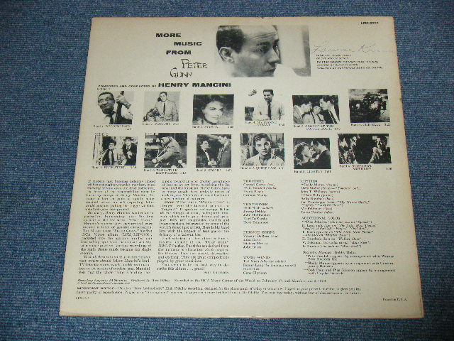 画像: OST/ HENRY MANCINI - PETER GUNN ( BLUE COVER )   / 1959 US ORIGINAL Stereo  LP 