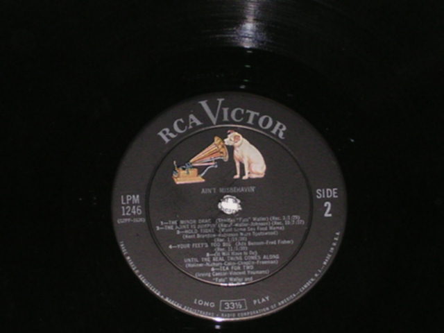 画像: FATS WALLER and His Rhythms - AIN'T MISBEHAVIN' / 1956 US ORIGINAL MONO LP