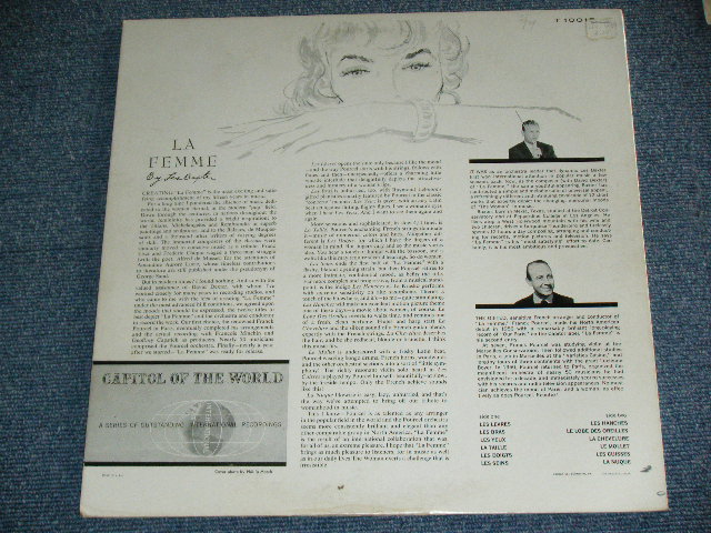 画像: LES BAXTER FRANK POURCEL - LES BAXTER's LA FEMME (Ex++/MINT-) / 1963?Version  US AMERICA 3rd Press "BLACK with RAINBOW 'CAPITOL' Logo on TOP Label" MONO Used LP