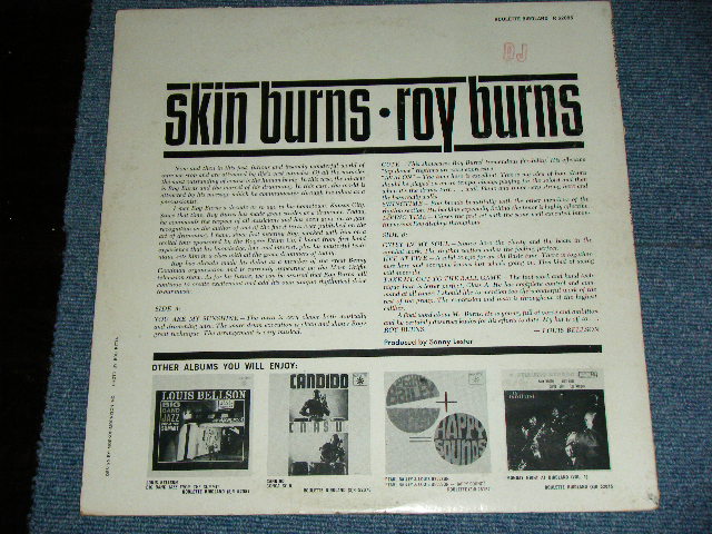 画像: ROY BURNS - SKIN BURNS / 1963 US ORIGINAL PROMO MONO LP