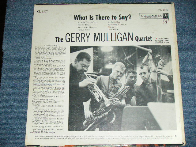 画像: THE GERRY MULLIGAN QUARTET - WHAT IS THERE TO SAY? / 1959 US ORIGINAL 6 EYES Label MONO Used LP