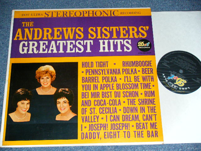 画像1:  THE ANDREWS SISTERS - THE ANDREWS SISTERS' GREATEST HITS / 1962  US ORIGINAL STEREO  LP