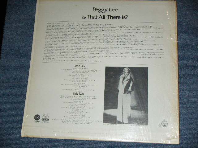 画像: PEGGY LEE - IS THAT ALL THERE IS ? / 1969 US AMERICA ORIGINAL 1st Press "LIME GREEN Label" STEREO LP 