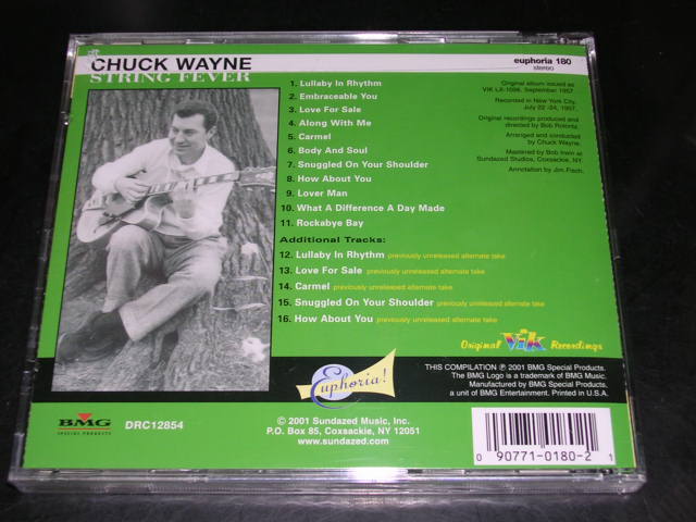 画像: CHUCK WAYNE - STRING FEVER / 2001 US SEALED CD  
