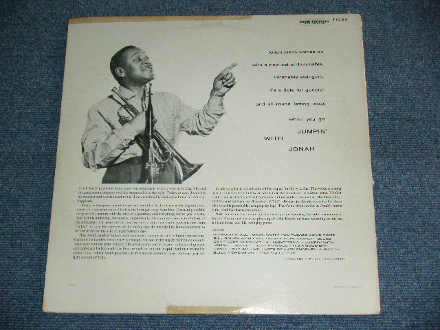 画像: JONAH JONES QUARTET - JUMPIN' WITH JONAH /  1958 US ORIGINAL 2nd Press Label Design MONO LP  