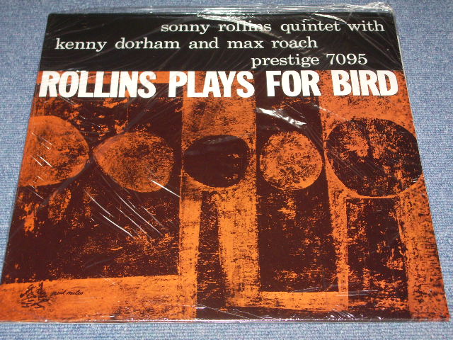 画像1: SONNY ROLLINS -  ROLLINS PLAYS FOR BIRD (SEALED)  / 1986 WEST-GERMANY Reissue "Brand New Sealed" LP
