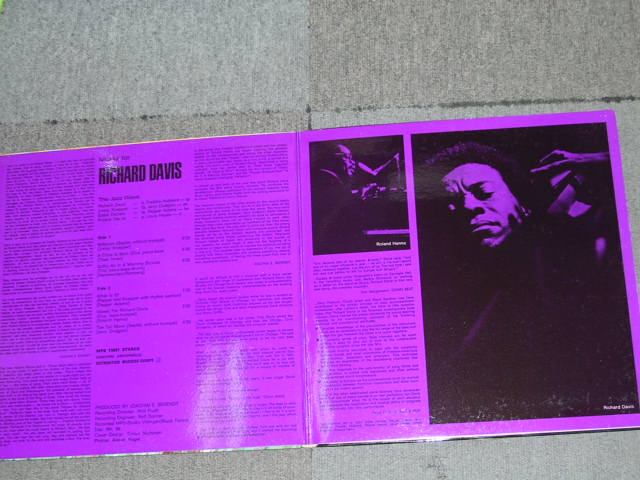 画像: RICHARD DAVIS - MUSIC FOR RICHARD DAVIS / 1973 FRANCE ORIGINAL LP  