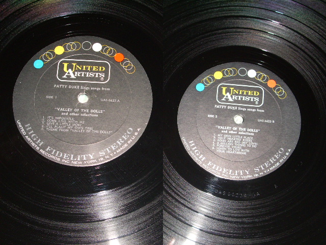 画像: PATTY DUKE - VALLEY OF THE DOLLS / 1967 US ORIGINAL Stereo LP  