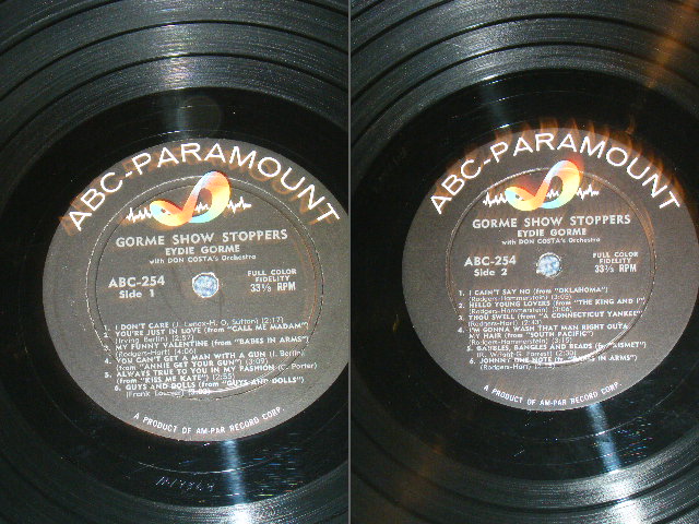 画像: EYDIE GORME - GORME SINGS SHOW STOPPERS ( Ex+/Ex+ Looks: Ex )/ 1959 US ORIGINAL  MONO  LP