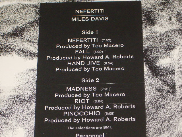 画像: MILES DAVIS - NEFERTITI   /  US Reissue 180 glam Heavy Weight  Sealed LP  Out-Of-Print 