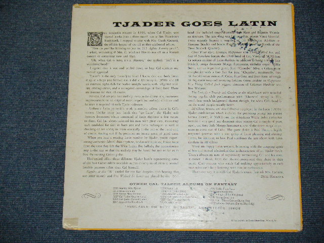画像: CAL TJADER - GOES LATIN  / 1960's US ORIGINAL BLUE Vinyl STEREO LP  