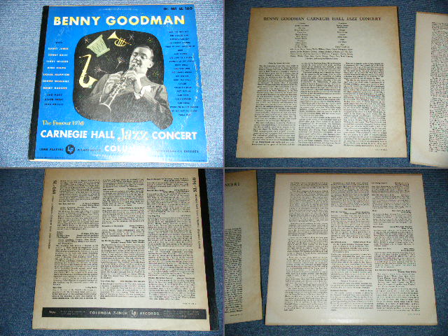 画像: BENNY GOODMAN - CARNEGIE HALL JAZZ CONCERT  / 1950 US ORIGINAL "Green Label" MONO 2LP  