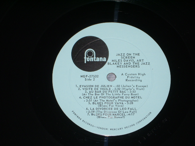 画像: MILES DAVIS - JAZZ ON THE SCREEN  / 1965 US ORIGINAL MONO LP 