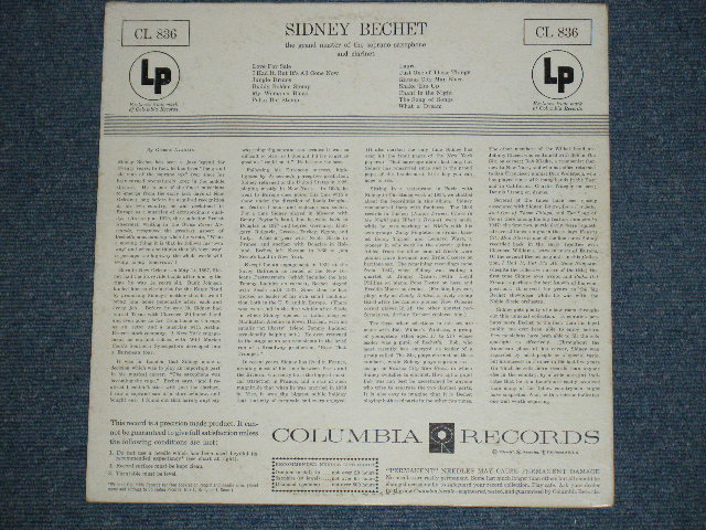 画像: SIDNEY BECHET - THE GRAND MASTERSOPRANO SAXOPHONE AND CLATINET / 1956 US  MONO  LP  