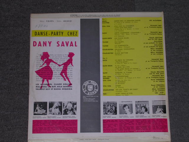 画像: DANY SAVAL - DANSE PARTY CHEZ / Early 1960's FRANCE ORIGINAL MONO LP