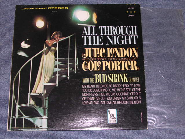 画像1: JULIE LONDON - ALL THROUGH THE NIGHT( Ex++/Ex+++ ) /  1965 US ORIGINAL 2nd Press Late 60's Label STEREO Used LP