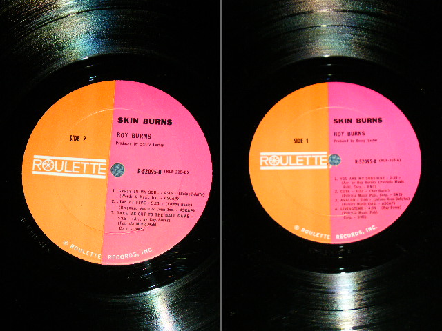 画像: ROY BURNS - SKIN BURNS / 1963 US ORIGINAL PROMO MONO LP