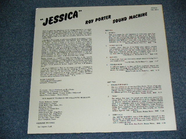 画像: ROY PORTER #SOUND MACHINE" - JESSICA : R.P.S.M.  SUITE FOR DRUMS  / 1970's?  US ORIGINAL Used LP