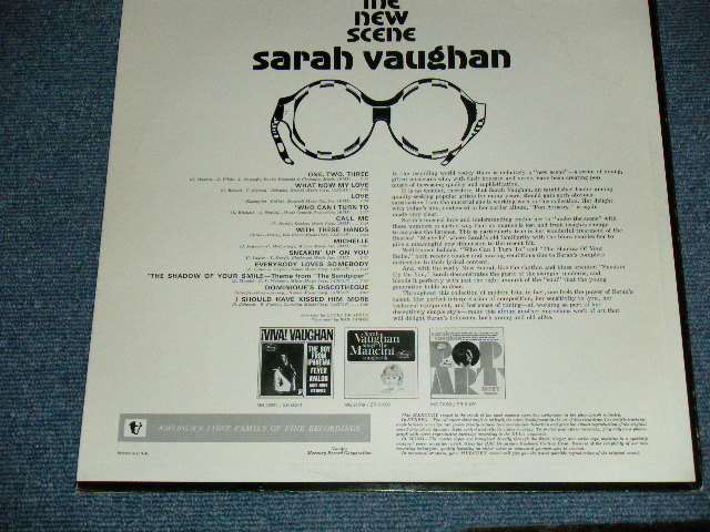 画像: SARAH VAUGHAN - THE NEW SCENE / 1966  US ORIGINAL STEREO  LP