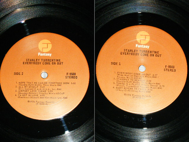 画像:  STANLEY TURRENTINE - EVERYBODY COME ON OUT / 1976 ORIGINAL Used LP