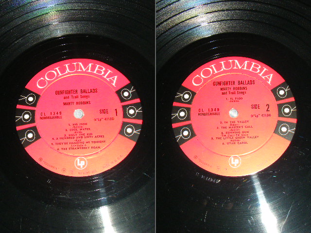 画像: MARTY ROBBINS - GUNFIGHTER BALLAD / 1959 US ORIGINAL  6 Eyes MONO  LP 
