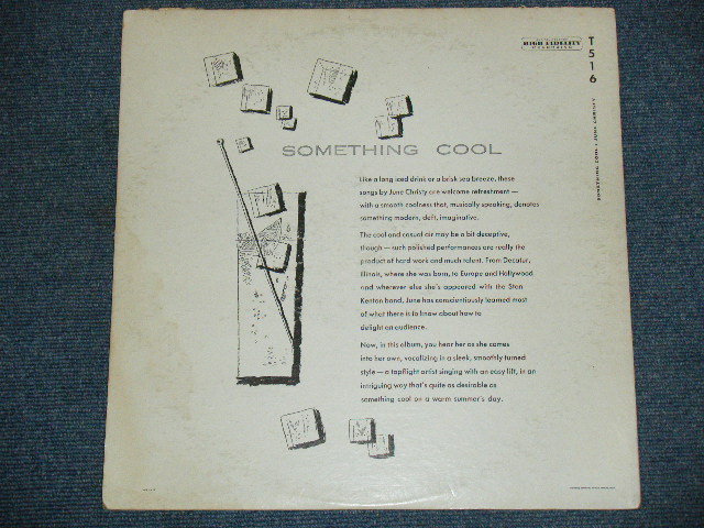 画像: JUNE CHRISTY - SOMETHING COOL ( TURQUOICE Label :  Ex++/Ex++)/ 1955 US AMERICA ORIGINAL "1st Press 'CLOSED EYES' Cvr" MONO Used LP 