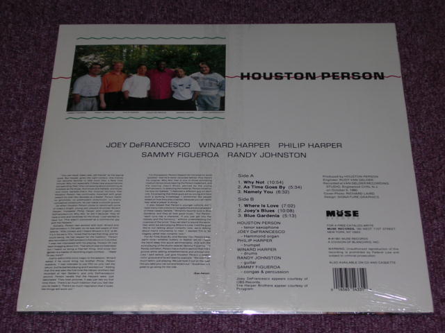 画像: HOUSTON PERSON - WHY NOT! / US ORIGINAL SEALED LP