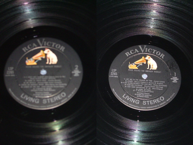画像: ROSEMARY CLOONEY - ROSIE SOLVES THE SWINGIN' RIDDLE! ( Ex+/Ex++ ) / 1961 US STEREO ORIGINAL LP